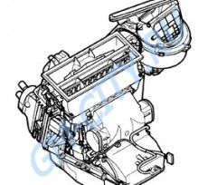 Мотор печки Opel Astra H