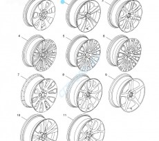 Диск колеса литой 8j x 18