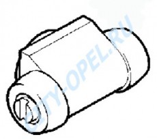 Цилиндр тормозной задний Opel Corsa C