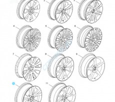 Диск колеса литой 8.5j x 20